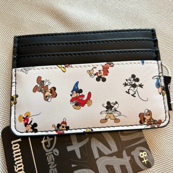 Loungefly Handbags - Loungefly Disney Mickey Mouse Outfits Cardholder Steamboat Sorceror New